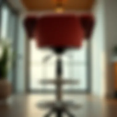 Ergonomic Features of an Adjustable Swivel Stool Ergonomic features highlighted in a swivel stool