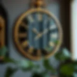 Exploring the Aesthetic Appeal of Black and Gold Large Clocks Introduction