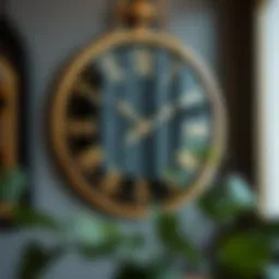Exploring the Aesthetic Appeal of Black and Gold Large Clocks Introduction