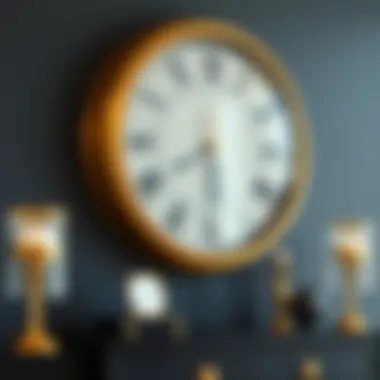 Exploring the Aesthetic Appeal of Black and Gold Large Clocks Summary