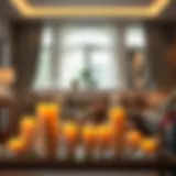 An elegant display of LED flameless candles in a cozy living room setting.