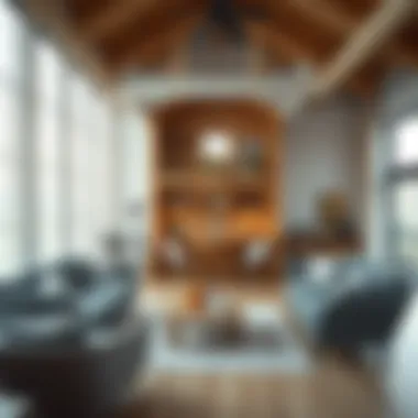 Modern loft playhouse in a stylish interior