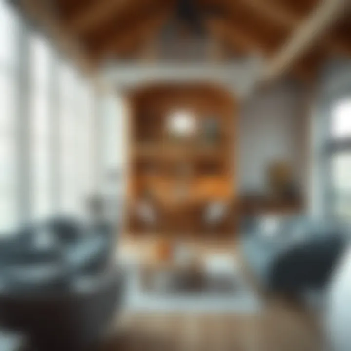 Modern loft playhouse in a stylish interior