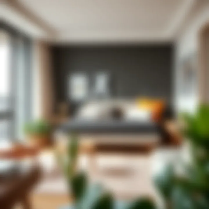 Stylish Convertible Folding Bed in a Multifunctional Space Stylish convertible folding bed in a multifunctional living space