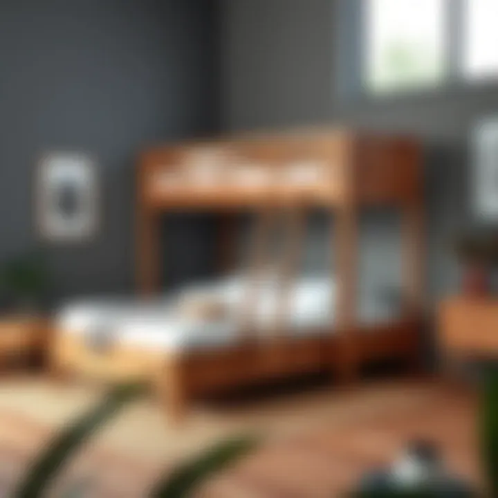 Maintenance tips displayed with a double bed and single bunk arrangement