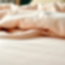 Close-up of a luxurious flannel queen duvet showcasing its texture and softness