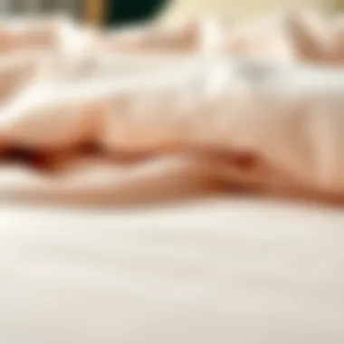 Close-up of a luxurious flannel queen duvet showcasing its texture and softness