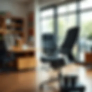 A digital platform showcasing various office chair spare parts available for purchase