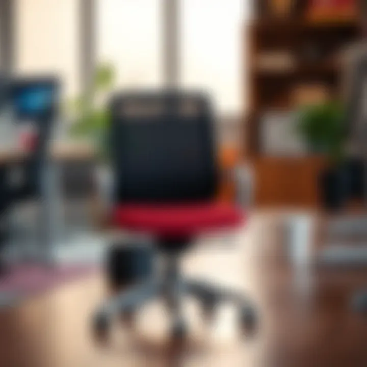 Sustainable office chair spare parts emphasizing eco-friendly materials