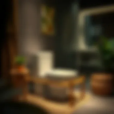 Eco-Friendly Bamboo Rack for Sustainable Living Sustainable bamboo toilet rack showcasing eco-friendly design