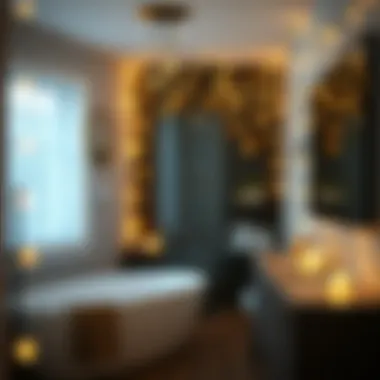 Safety considerations for installing fairy lights in bathrooms
