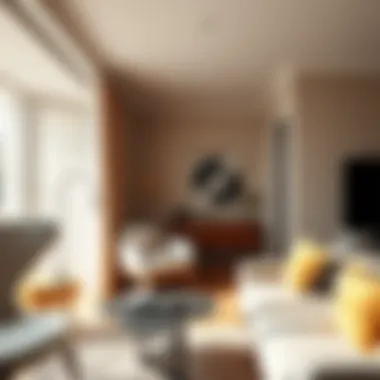 Stylish Interiors Enhanced by Picture Rail Hooks Stylish interior featuring picture rail hooks