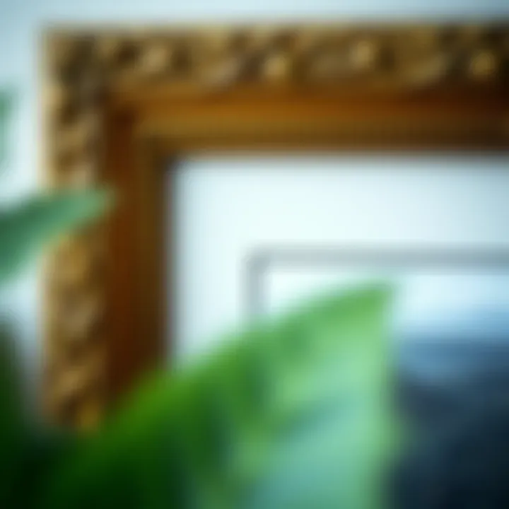 Artisan Decorative Framing Close-up of a decorative frame with intricate detailing