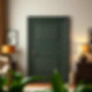 Restored Cabinet Door as Wall Art A beautifully restored cabinet door transformed into wall art.