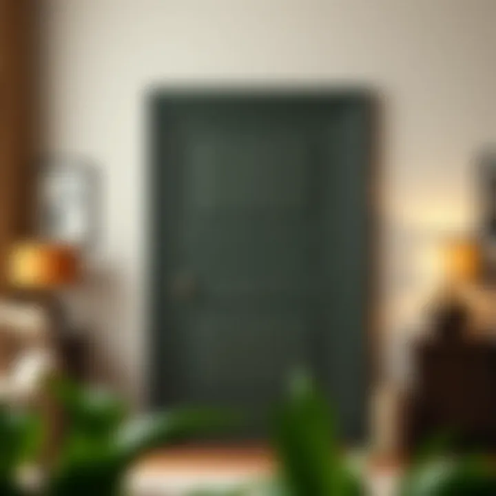 Restored Cabinet Door as Wall Art A beautifully restored cabinet door transformed into wall art.