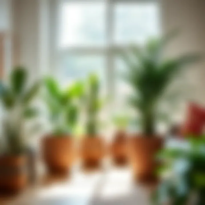 XL Pots in Interior Design Interior scene showcasing XL plant pots enhancing decor