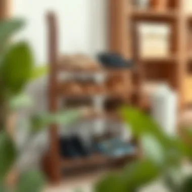 Eco-friendly materials used in foldable shoe racks