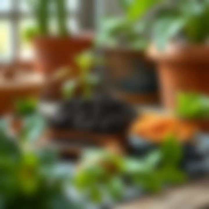 Quality soil and fertilizers for optimal plant growth