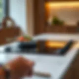 Advanced Technology in Induction Cooktops Sleek induction cooktop showcasing advanced technology