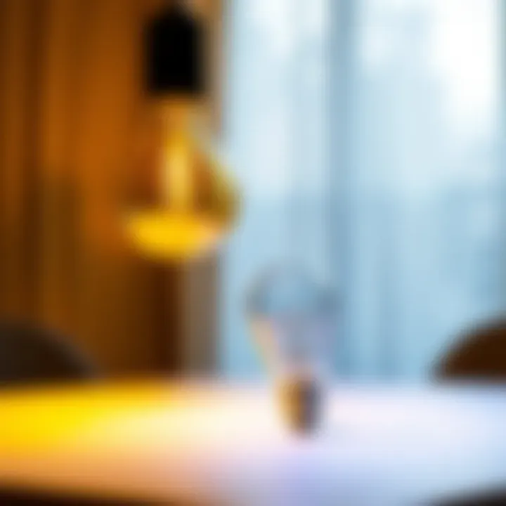 Comparison of light color temperatures