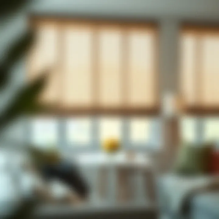 Diverse Customization to Enhance Aesthetics Custom linen roll up shades in various colors and patterns