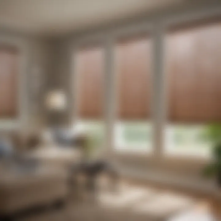 Energy-efficient benefits of using Lowe's mini blinds in a sunny room