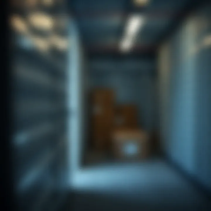 Climate-controlled storage unit ensuring box protection