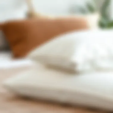 Comparison of different memory foam pillow materials highlighting softness.