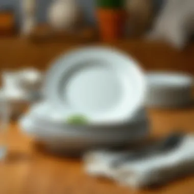 Maintenance Tips for Long-lasting Salad Plates Illustration of maintenance tips for preserving salad plates