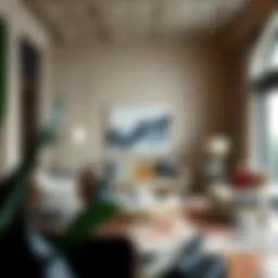 Stylish living room featuring discounted furniture