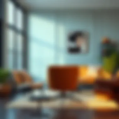 Illustration of various chair types enhancing posture