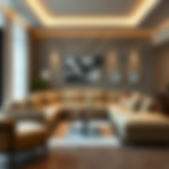 Elegant materials used in sectional furniture design