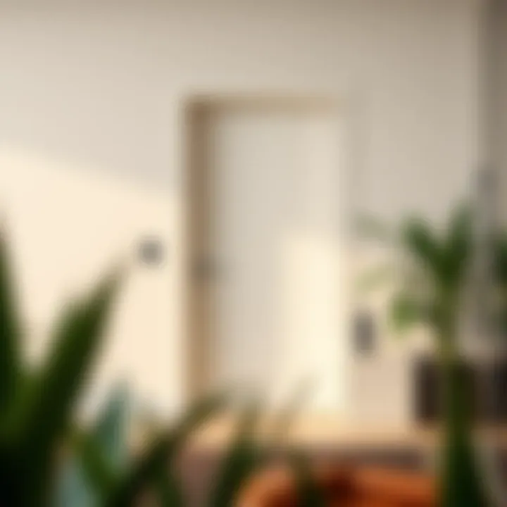 Stylish 36 80 door in a commercial office setting