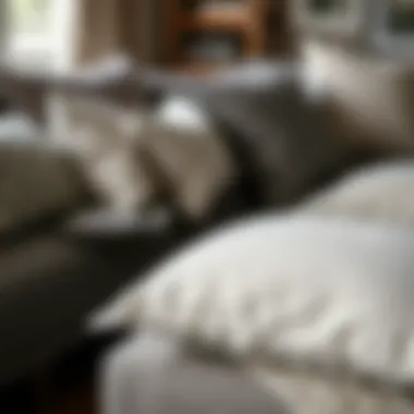 Variety of cushion types for West Elm sofas