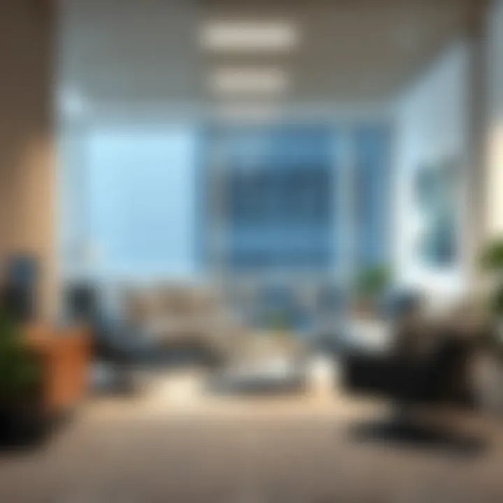 Stylish Rest Haven furniture showcasing adaptability in office spaces