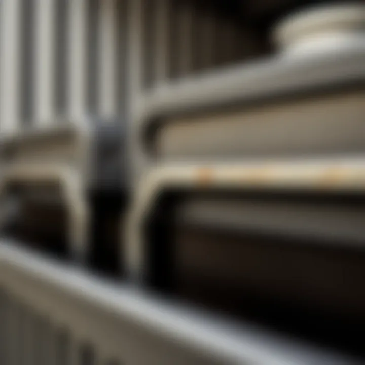 Durability and Quality of Steel Material Close-up of the durable material used in small steel containers