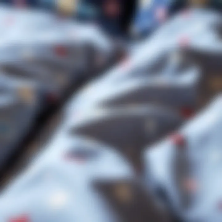 Close-up of soft fabric and celestial patterns