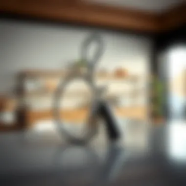 Artistic Metal Key Holder Contemporary metal key holder with artistic flair