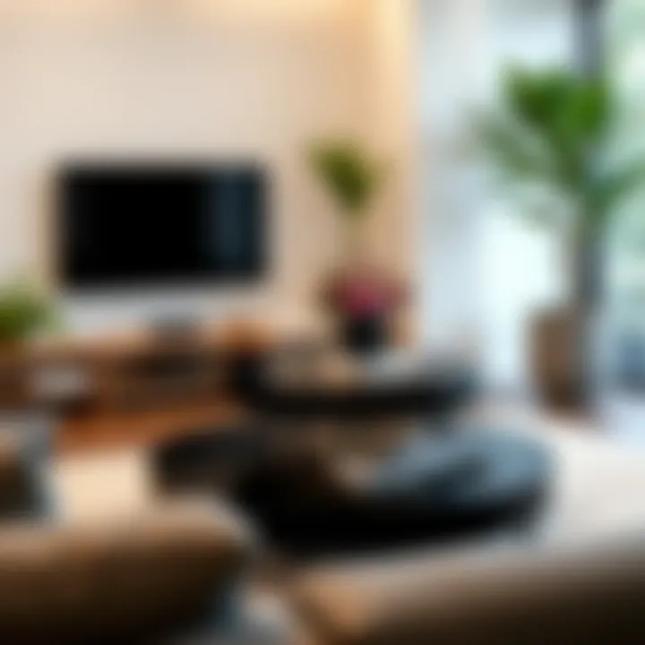 Versatility of Black Tiered Coffee Tables in Decor Black tiered coffee table integrated into contemporary decor