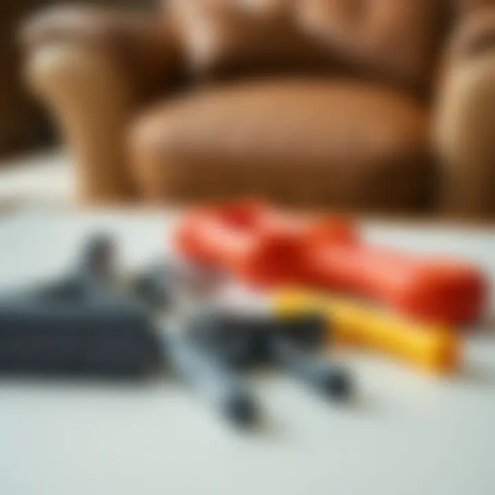 Essential Maintenance Tools Maintenance tools for deep recliners laid out on a clean surface