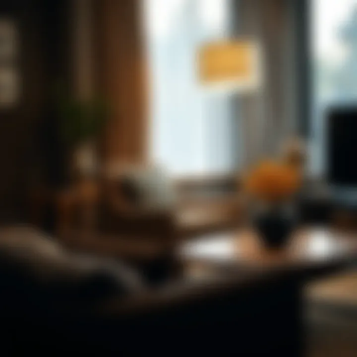 Stylish Pairing in Interior Design Stylish deep recliner paired with a contemporary coffee table