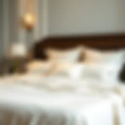 Luxurious double king bedsheet set on an elegantly made bed