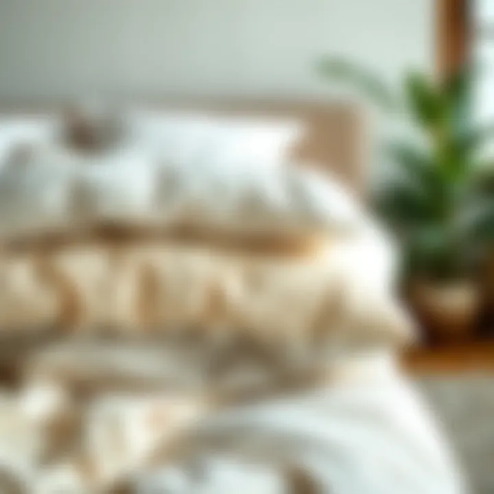 Eco-friendly materials used in faux down comforters