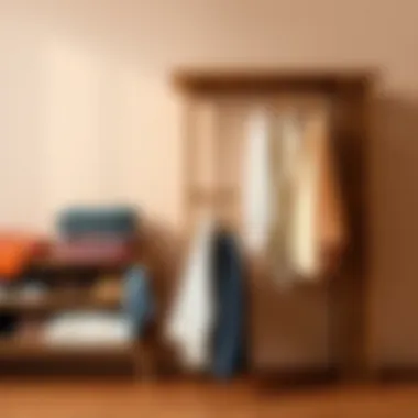 A color palette representing a harmonious selection of clothing hues.