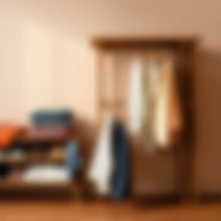 A color palette representing a harmonious selection of clothing hues.