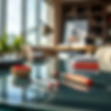 Maintenance tools for keeping glass desks pristine