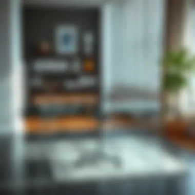 A stylish glass desk reflecting modern design trends