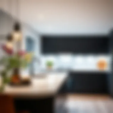 Sophisticated Installation of Puck Lights Sophisticated under counter puck light installation in a modern kitchen