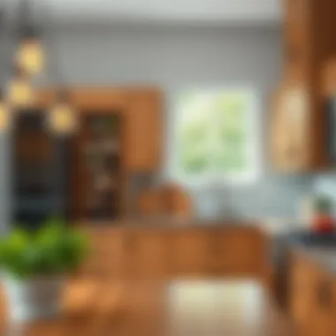 Understanding Different Materials for Kitchen Cabinets Variety of materials for kitchen cabinets, including wood and laminate