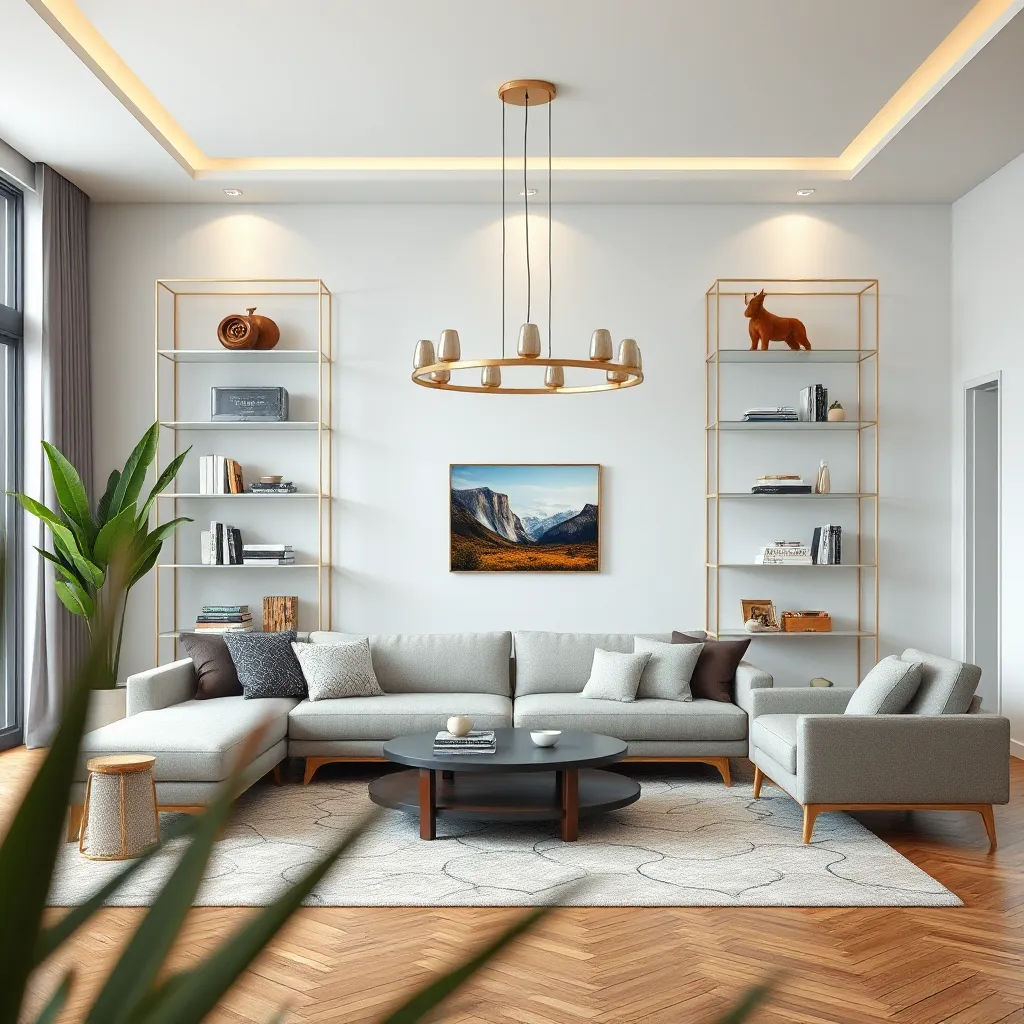 Versatile Clear Stackable Shelves in Modern Design